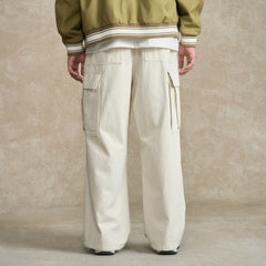BONELESS Pleated Big Pocket Drawstring Cargo