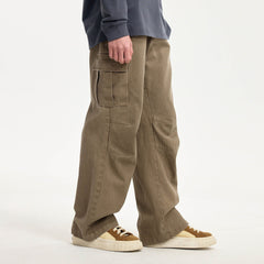 BONELESS Pleated Bellows Pocket Cargo Pants