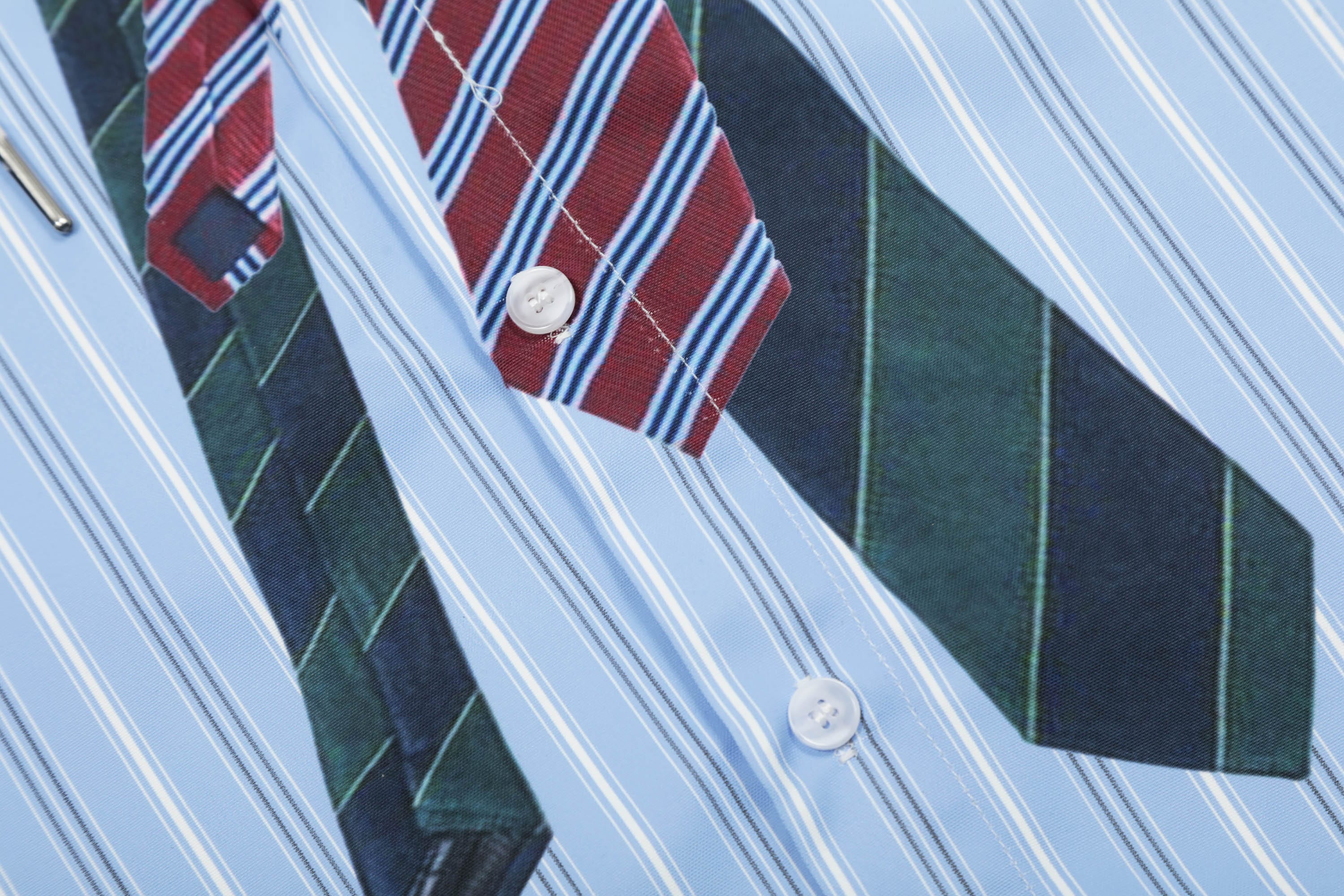 CLP Tie Graphic Striped Hooded Jacket
