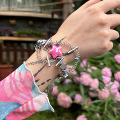 ILLUSORY Time Machine Mixed Beads Charm Bracelet