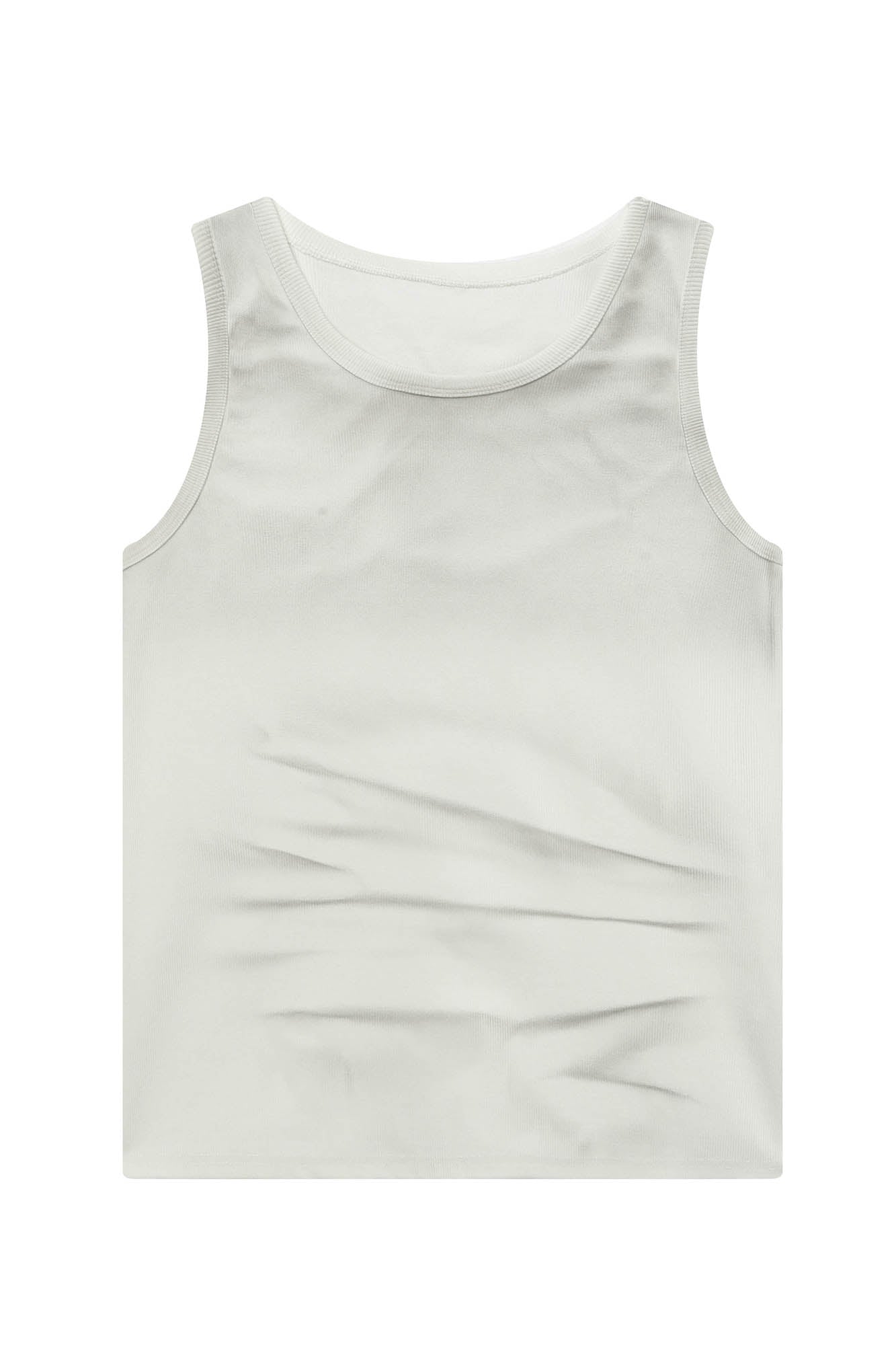 CLP Distressed Ribbed Tank Top