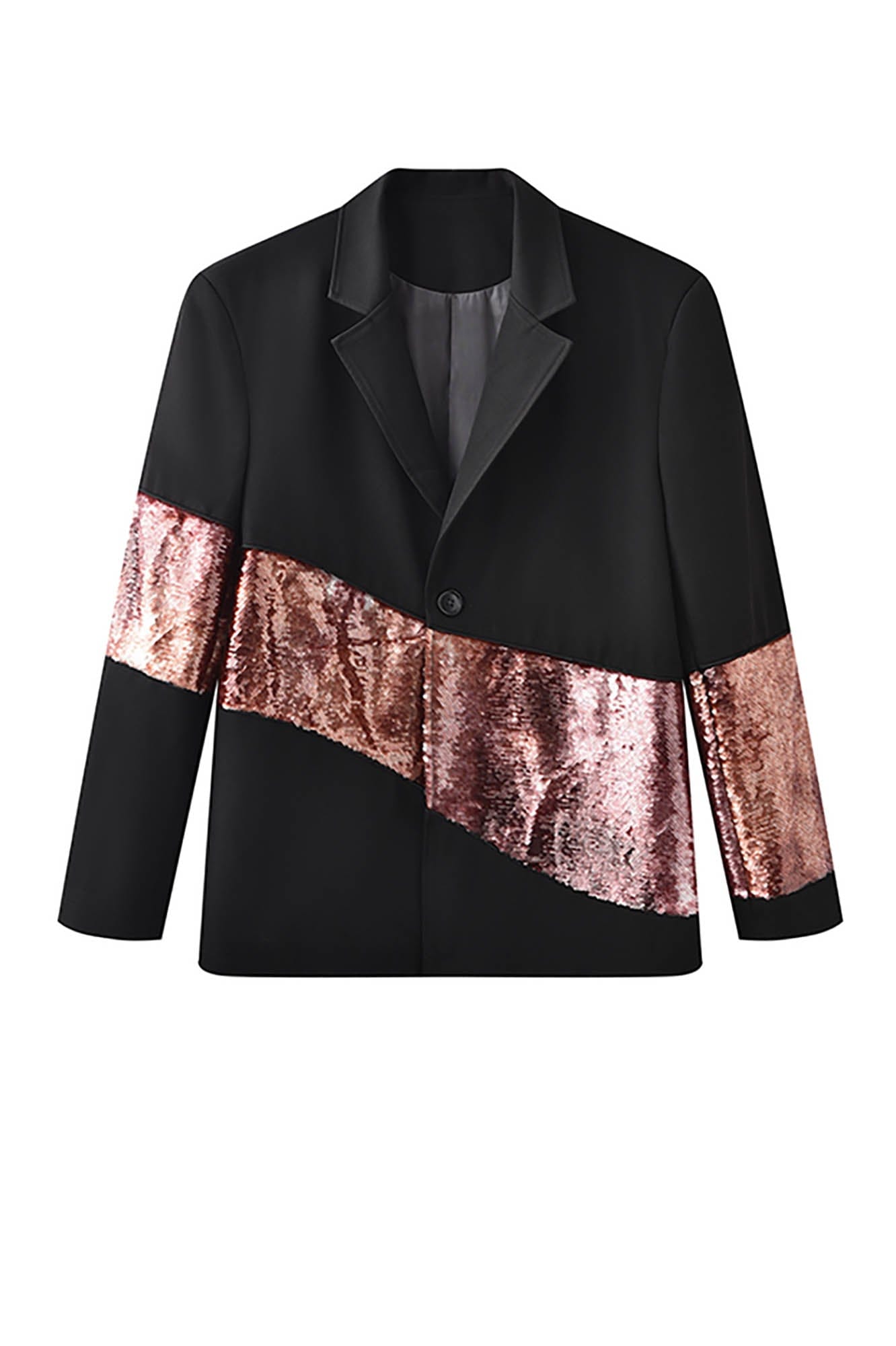 JIECHI The Afterglow Asymmetrical Blazer