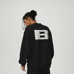 BONELESS Essential Plaid B LOGO Sweatshirt
