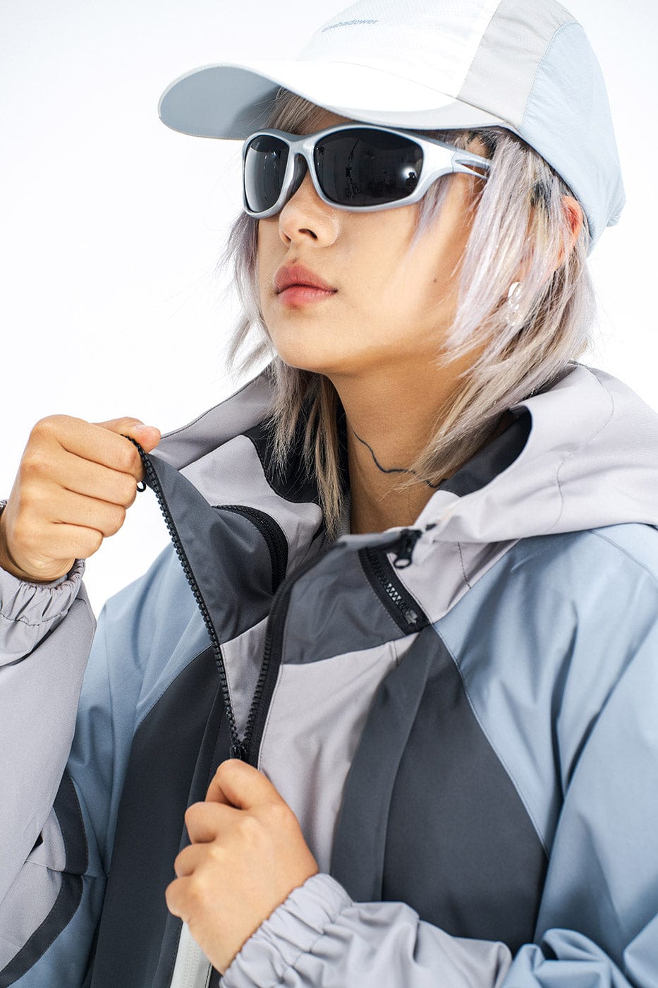 ENSHADOWER Spliced Embedded Pockets Windbreaker