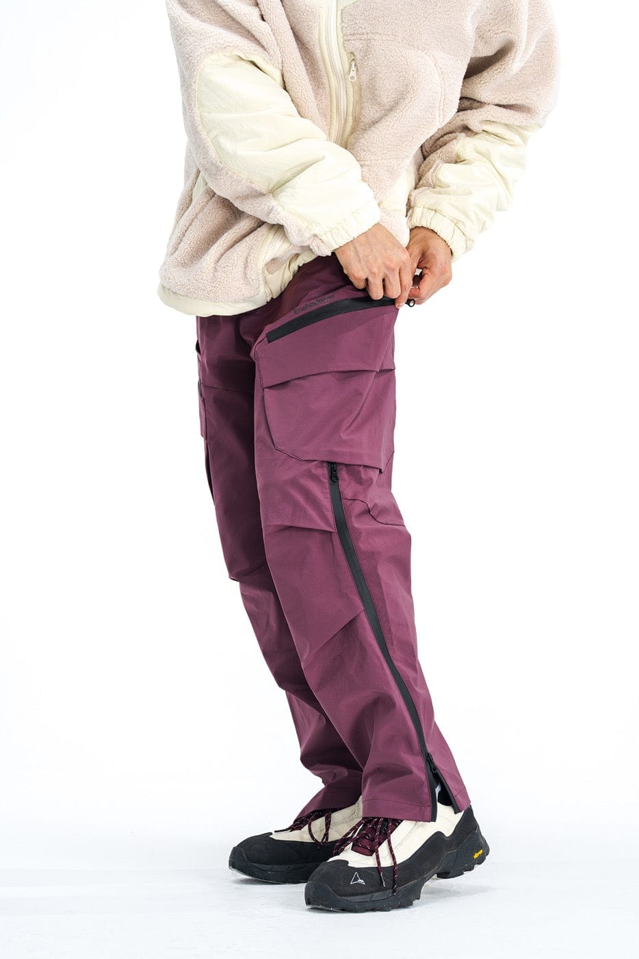 ENSHADOWER Zippers Water-Proof Crinkled Modern Cargo
