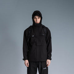 ENSHADOWER Asymmetrical Front Pocket Gorpcore Windbreaker