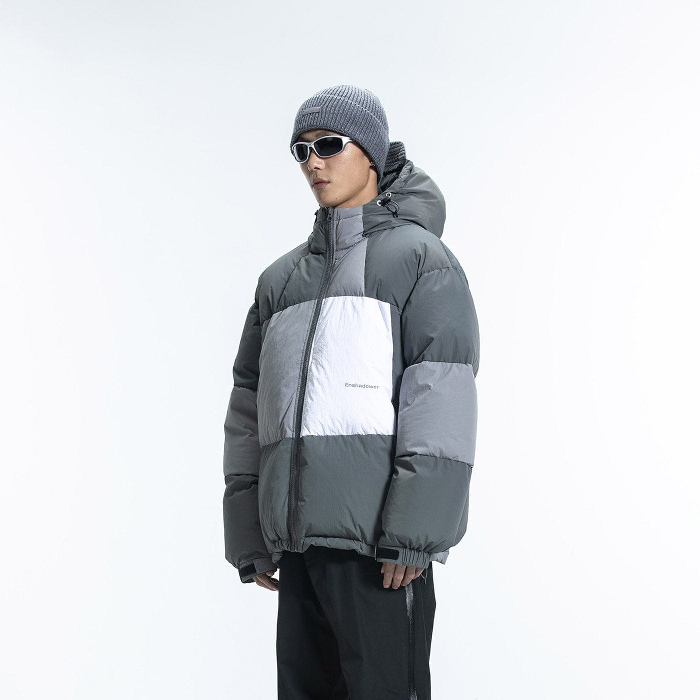 ENSHADOWER Patchwork Down Jacket