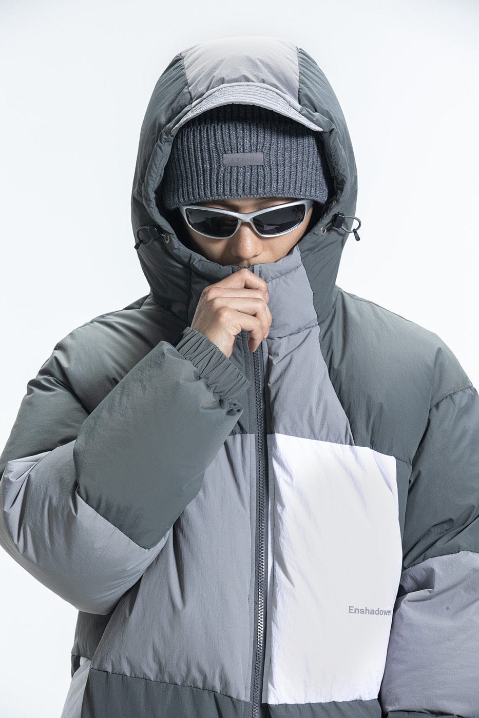 ENSHADOWER Patchwork Down Jacket