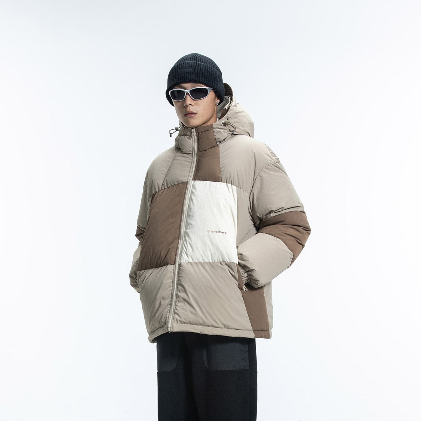 ENSHADOWER Patchwork Down Jacket