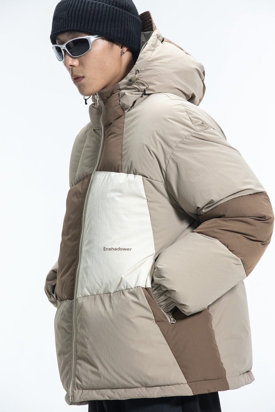 ENSHADOWER Patchwork Down Jacket