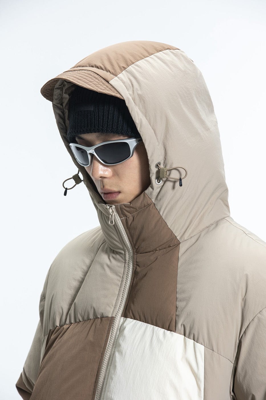 ENSHADOWER Patchwork Down Jacket