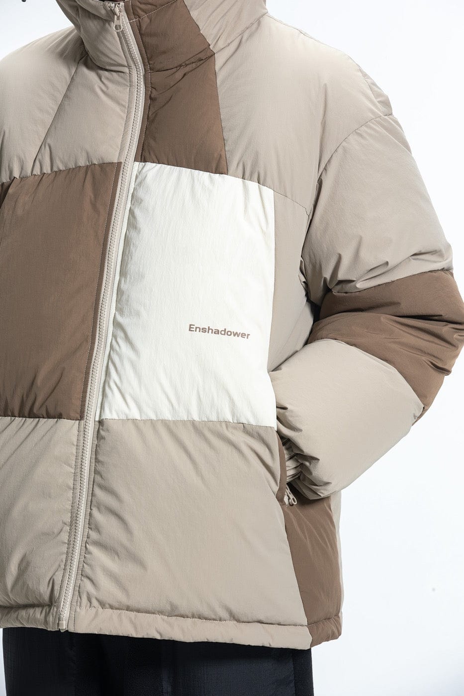 ENSHADOWER Patchwork Down Jacket