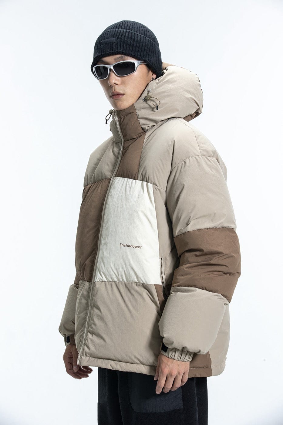 ENSHADOWER Patchwork Down Jacket