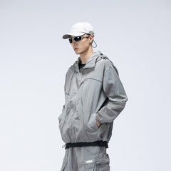 ENSHADOWER Reflective Stripes UV-Protection Crinkled Jacket