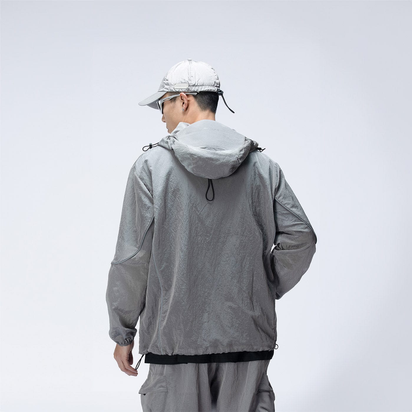 ENSHADOWER Reflective Stripes UV-Protection Crinkled Jacket