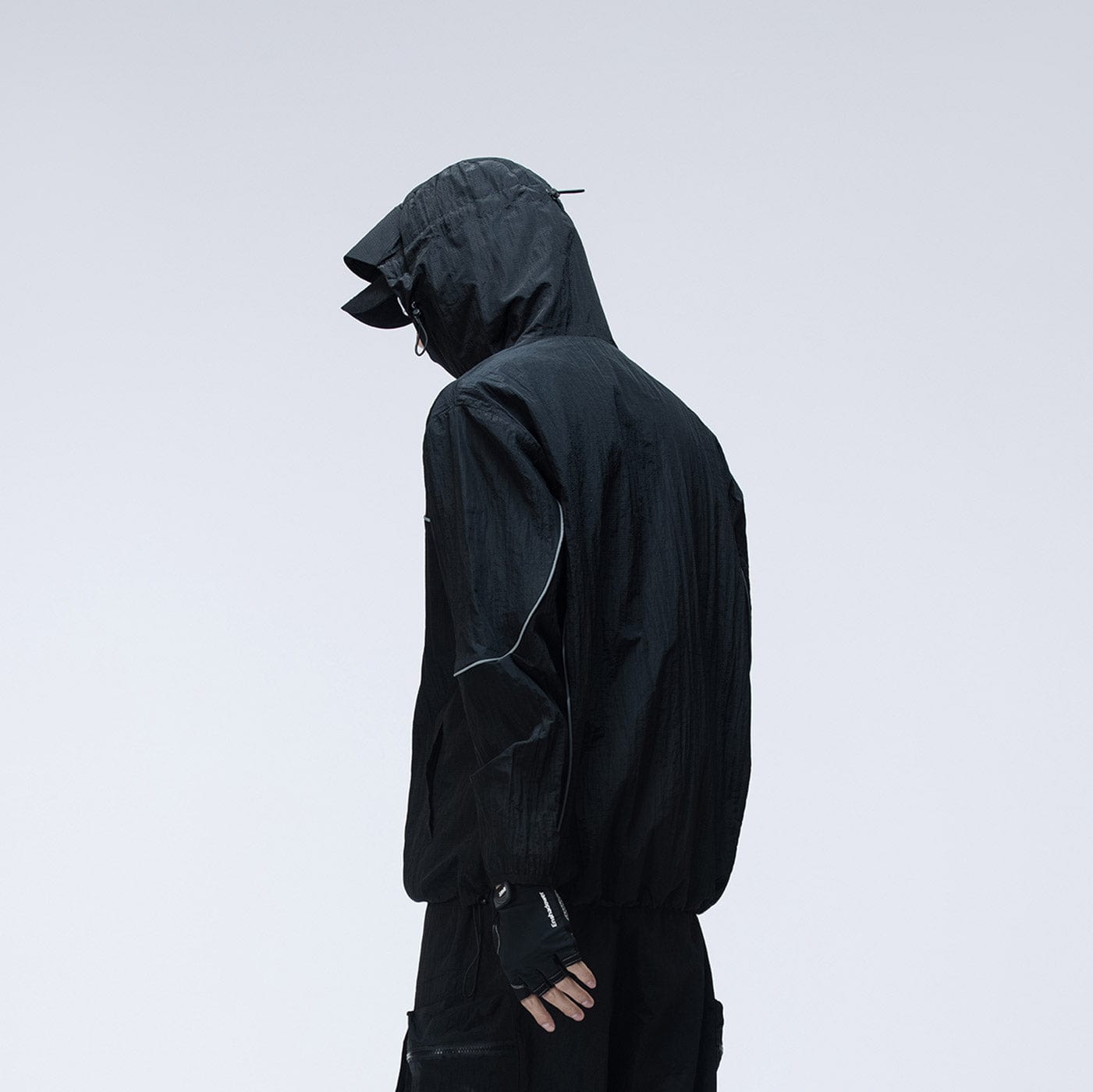 ENSHADOWER Reflective Stripes UV-Protection Crinkled Jacket