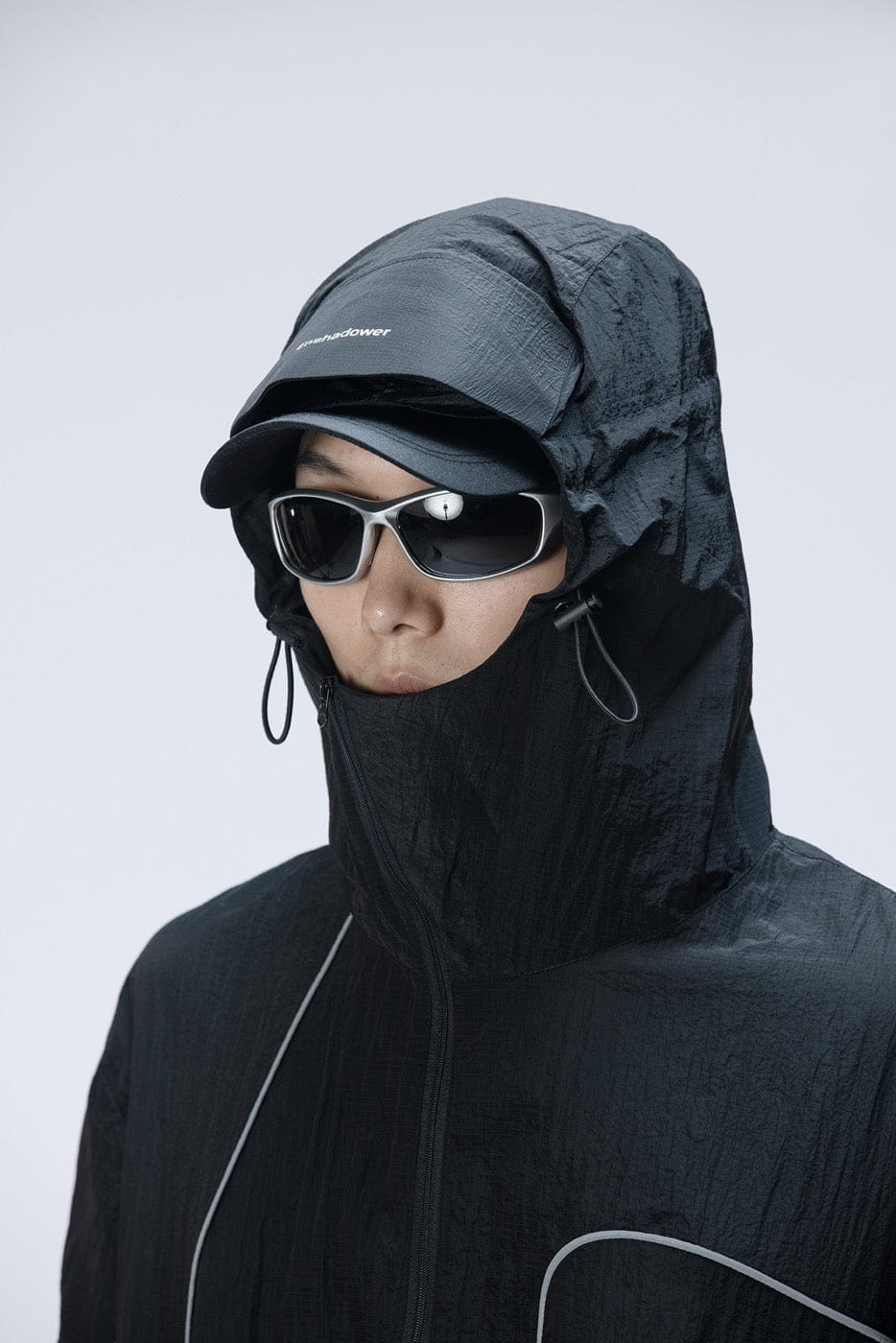 ENSHADOWER Reflective Stripes UV-Protection Crinkled Jacket
