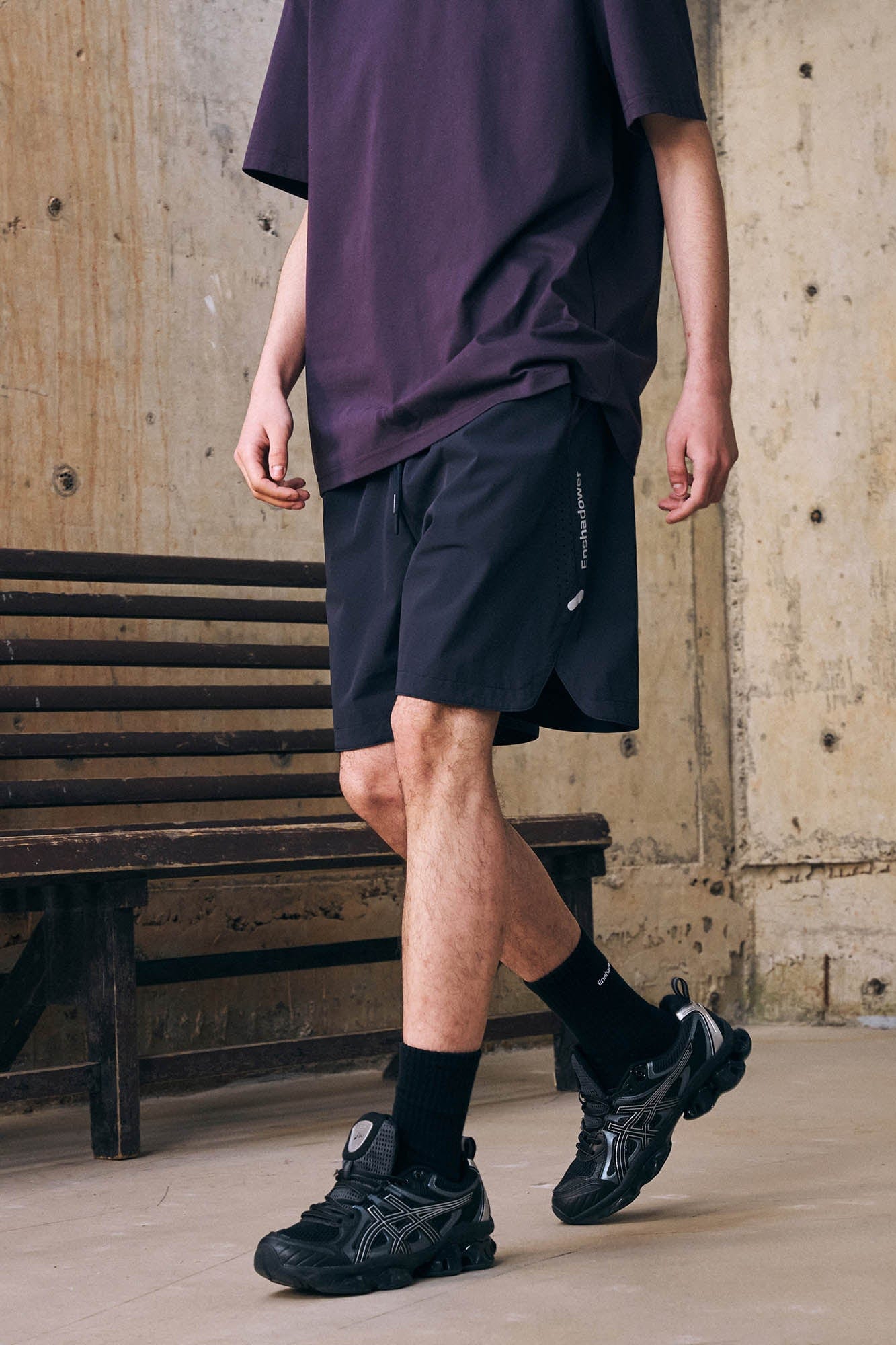ENSHADOWER Essential Mesh Quick-Dry Drawstring Shorts