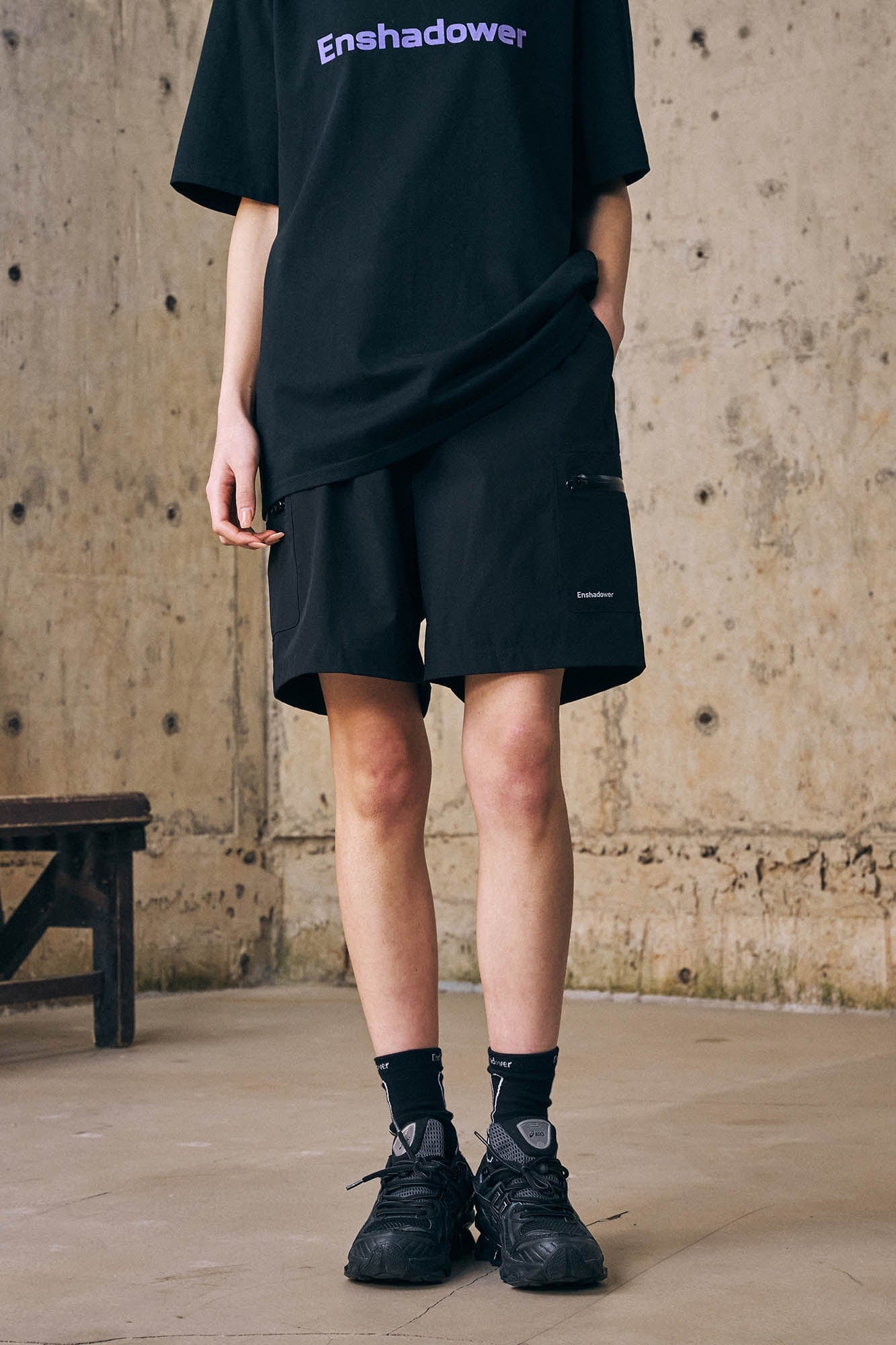 ENSHADOWER Multi-Pocket Quick-Dry Beach Shorts