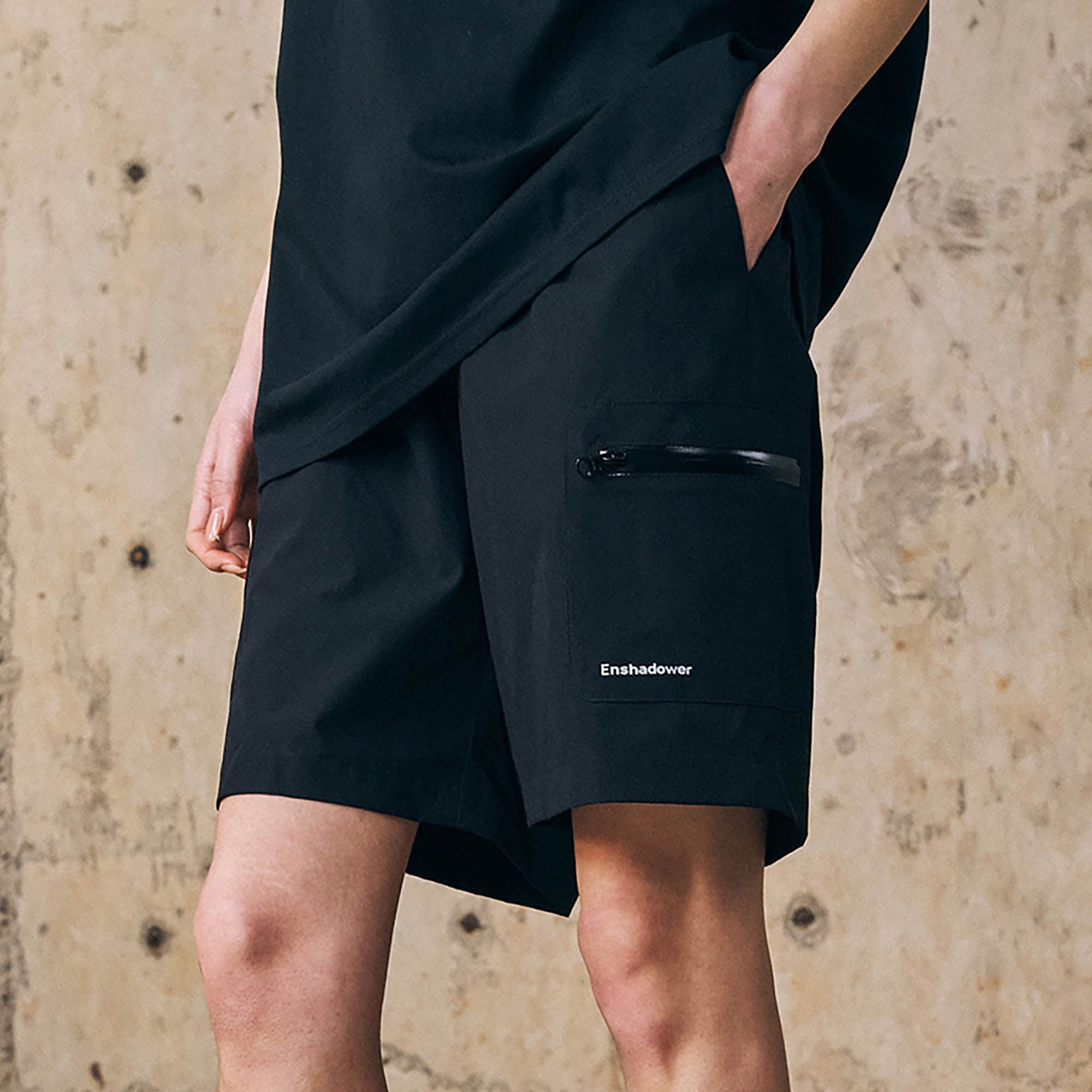 ENSHADOWER Multi-Pocket Quick-Dry Beach Shorts