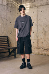ENSHADOWER Stitched Multi-Pocket Cargo Shorts