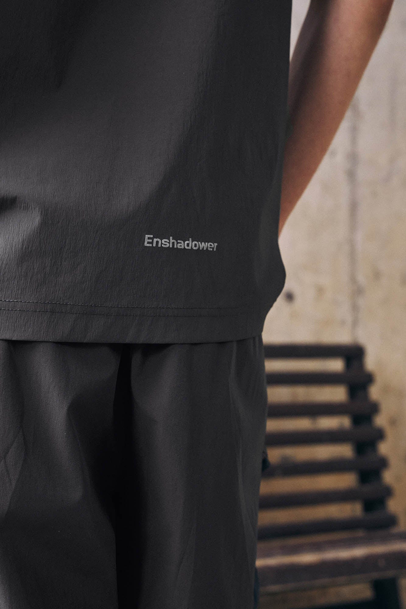 ENSHADOWER Contrast Raglan Half-Zip Quick-Dry T-Shirt