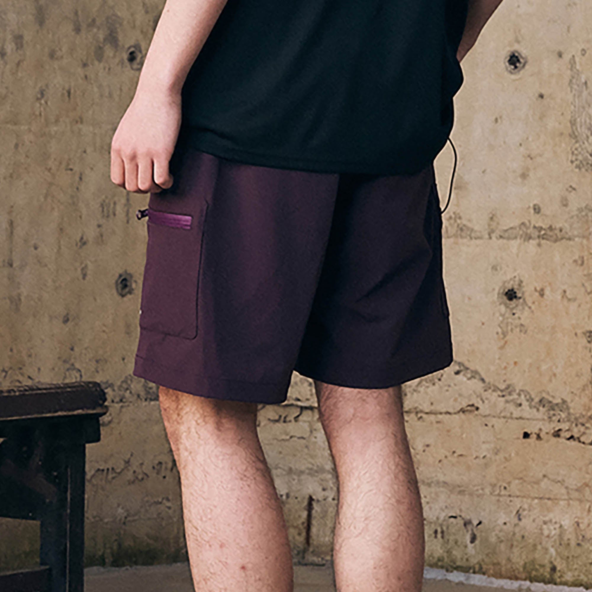 ENSHADOWER Multi-Pocket Quick-Dry Beach Shorts