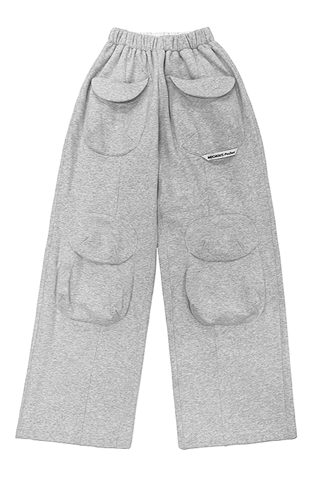 MIICHOUS Wide-Leg Cargo Sweatpants