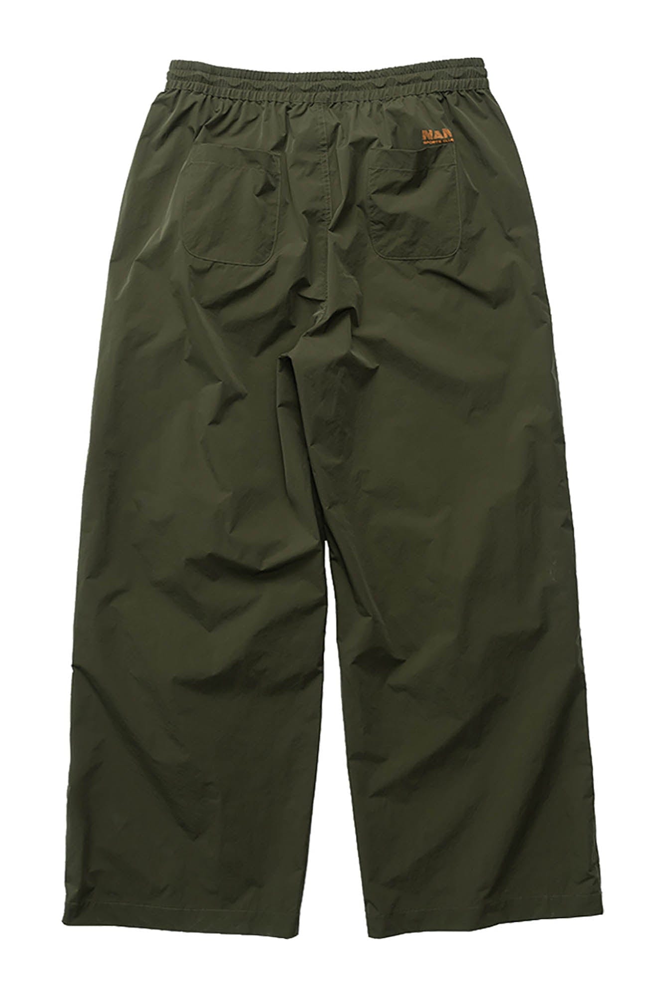 BANANA CLUB Quick-Dry Drawstring Crinkled Parachute Pants