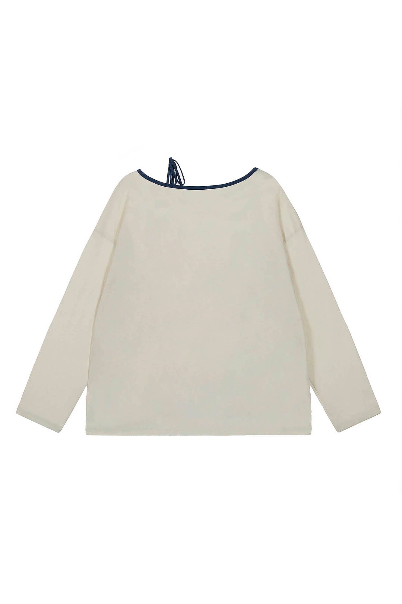 CLP No.06 Drawstring Neck Long-Sleeve Tee