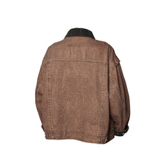 RELABEL Distressed Washed Multi-Pocket Detroit Jacket