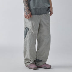 F2CE Curved Spliced Layered Tech Pants
