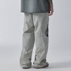 F2CE Curved Spliced Layered Tech Pants