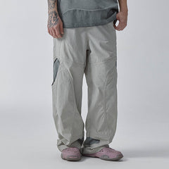 F2CE Curved Spliced Layered Tech Pants