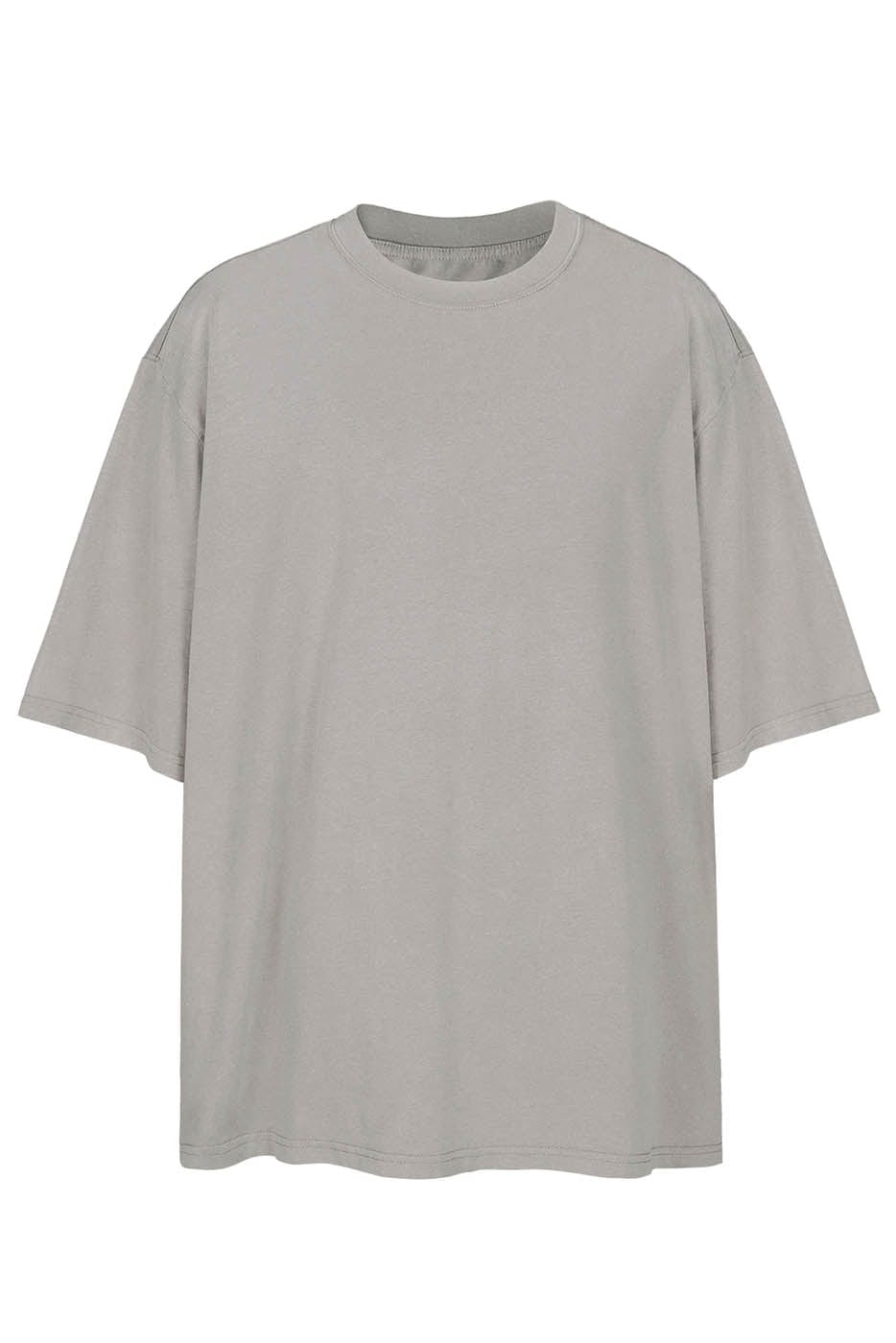 UNDERWATER Distressed Embroidery T-Shirt Light Sand