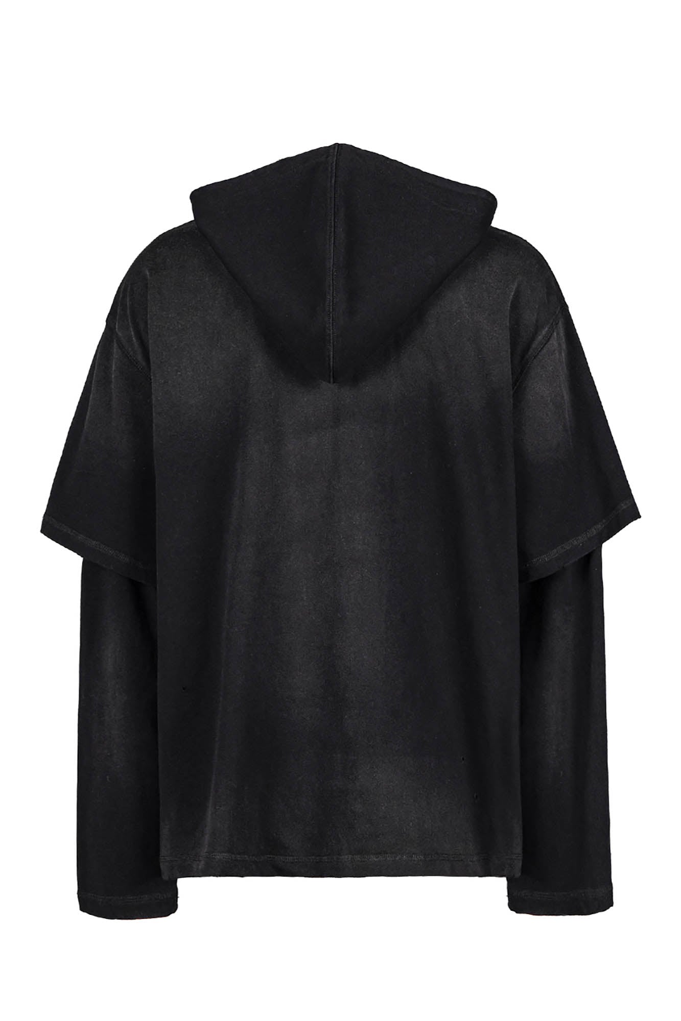 UNDERWATER The Prisoner Distressed Layered Hoodie
