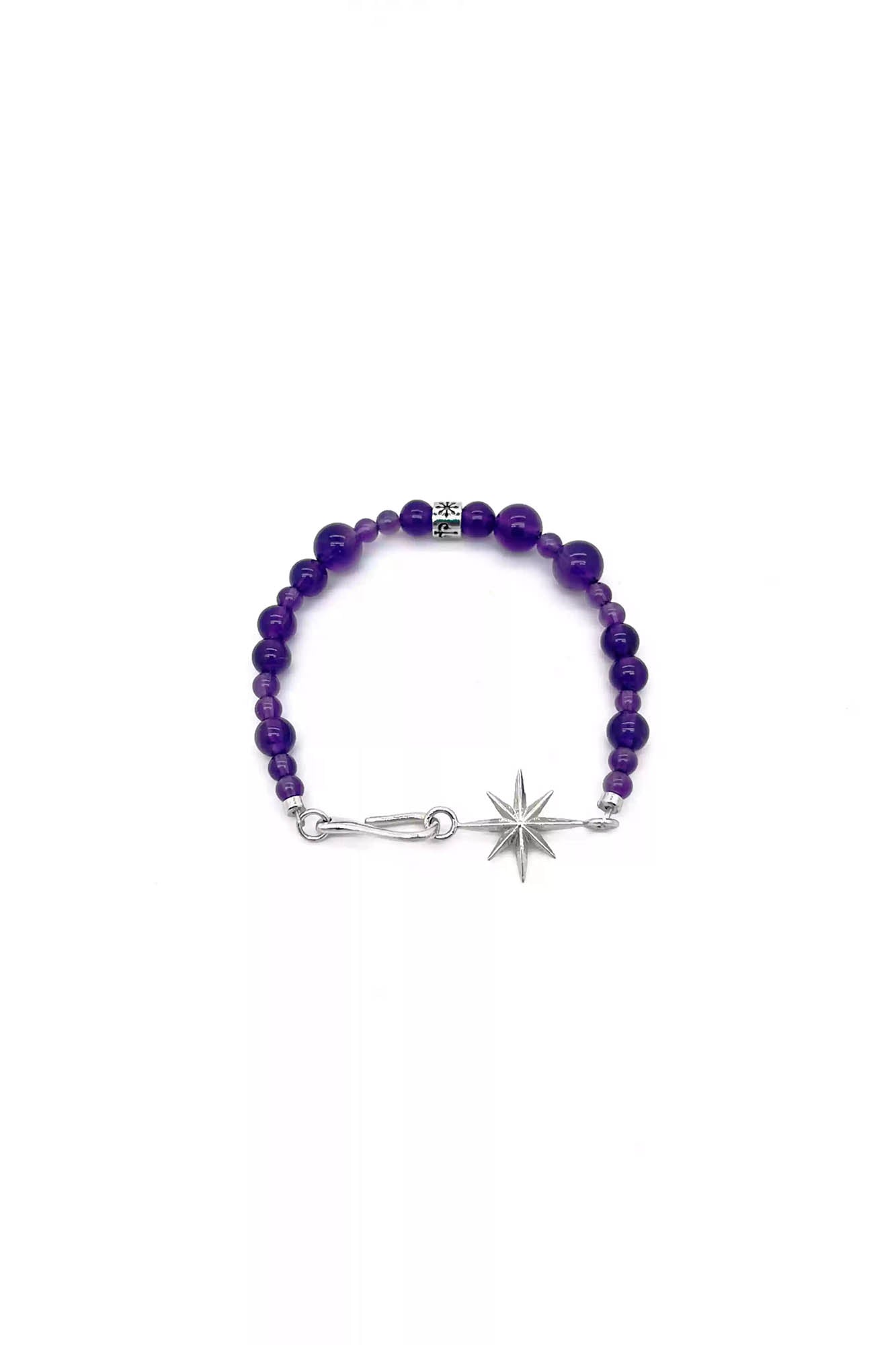 SCHWARZGOLD Polaris Amethyst Beaded Bracelet