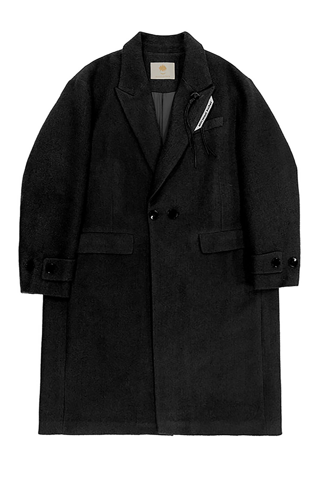 MIICHOUS Modern Oversized Double-Breasted Wool Coat