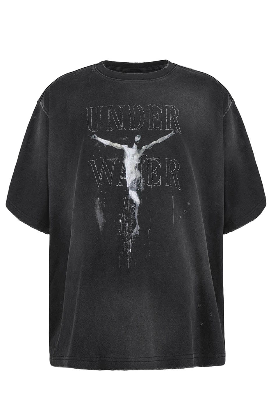 UNDERWATER Distressed Jesus T-Shirt