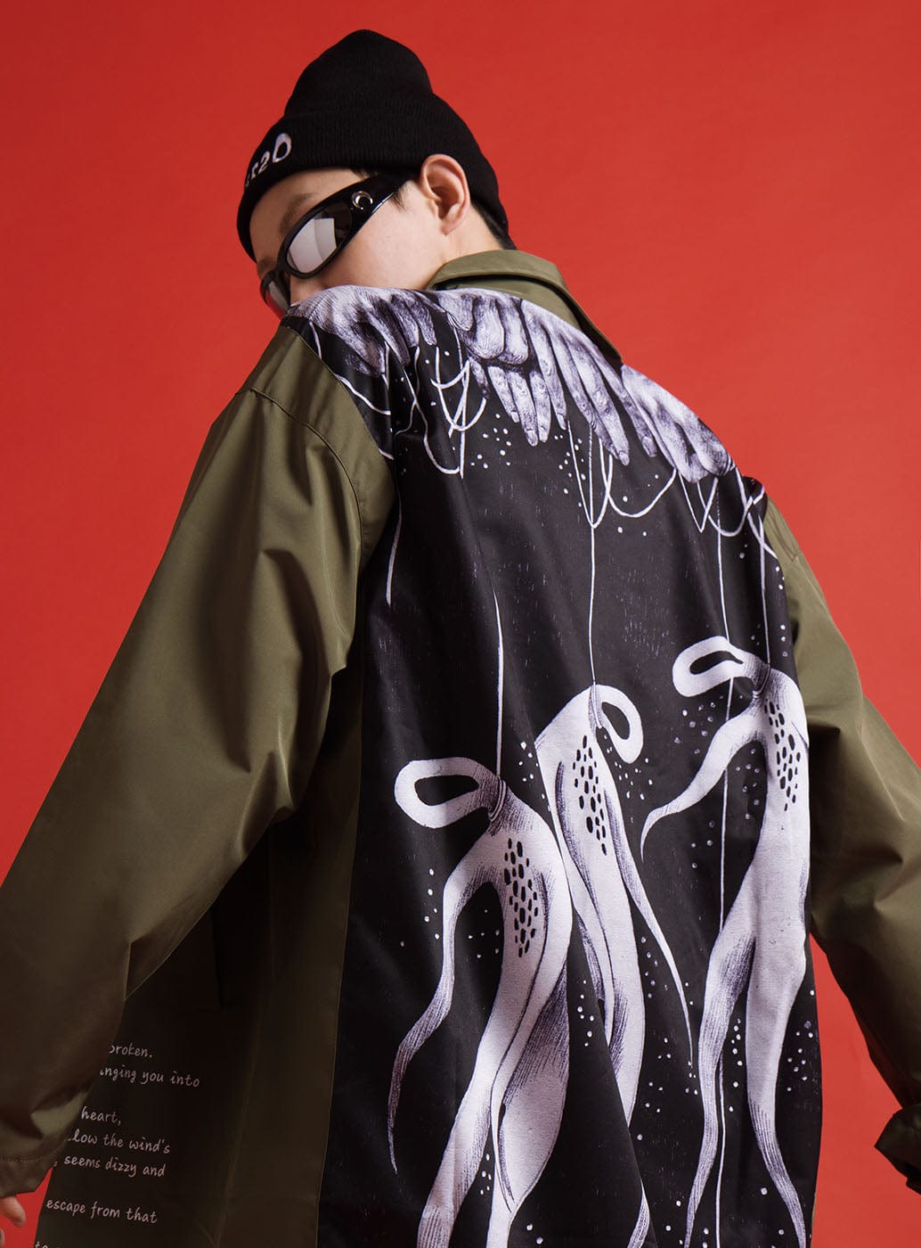 UNDER20 × MIN ZENG SOME MEMORIES OF DEATH Trench Coat