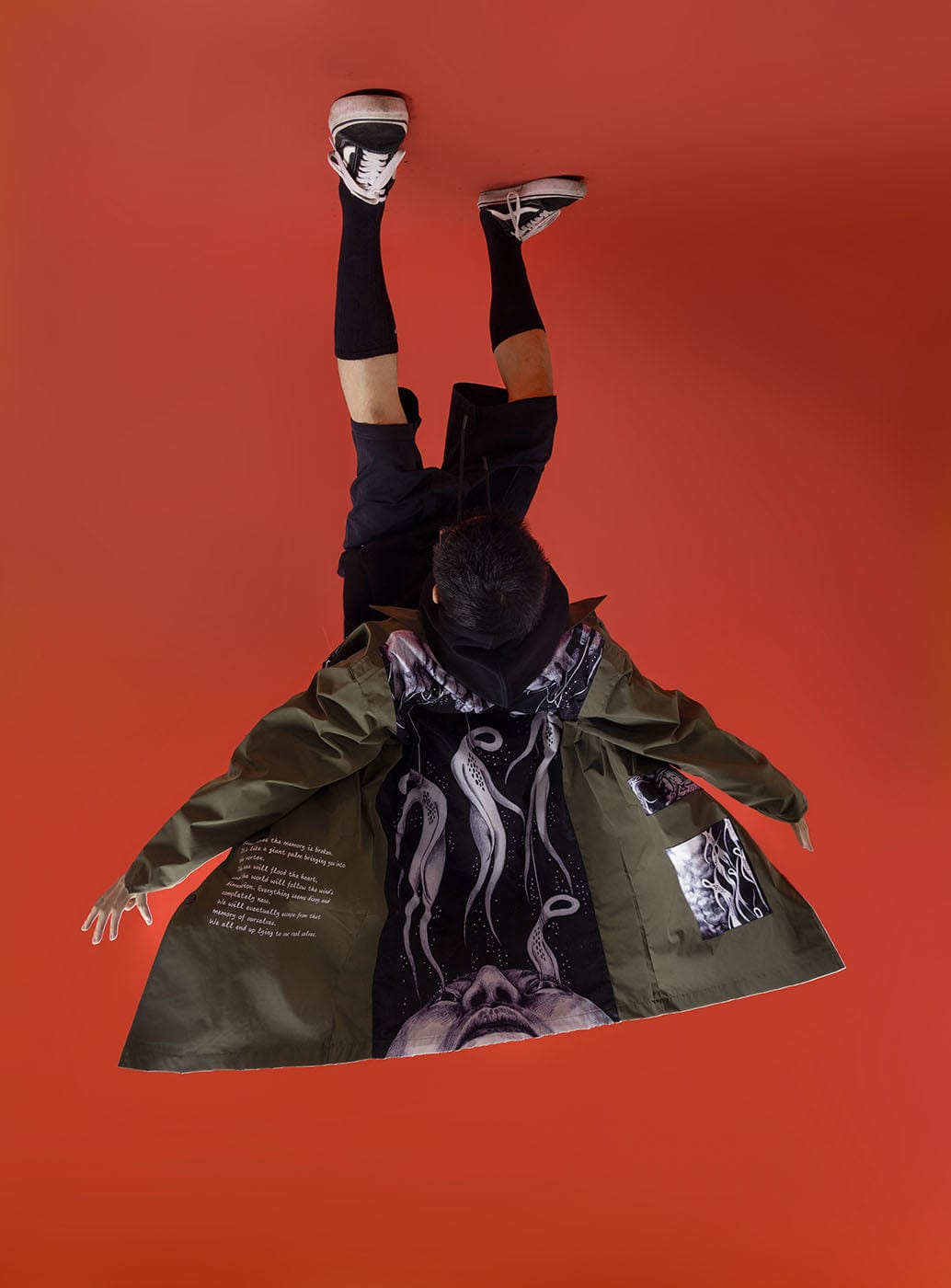 UNDER20 × MIN ZENG SOME MEMORIES OF DEATH Trench Coat