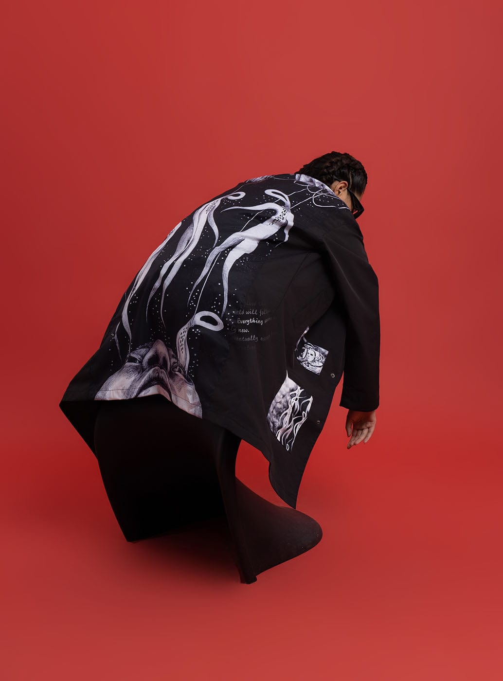UNDER20 × MIN ZENG SOME MEMORIES OF DEATH Trench Coat