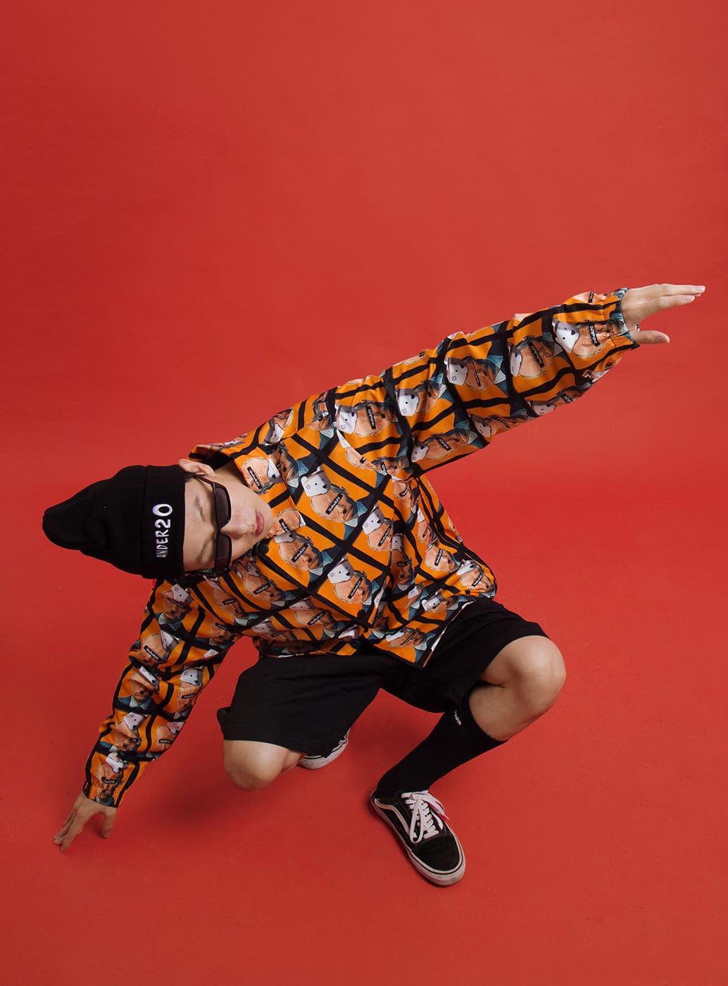 UNDER20 Paper Polar Bear Elder Coach Jacket
