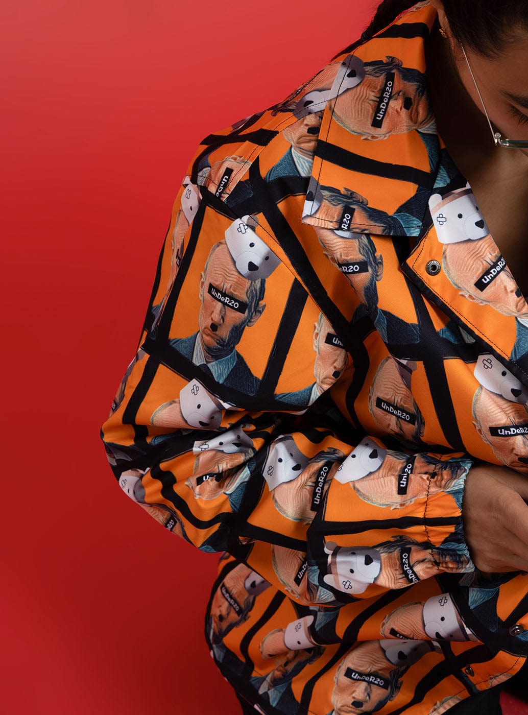 UNDER20 Paper Polar Bear Elder Coach Jacket