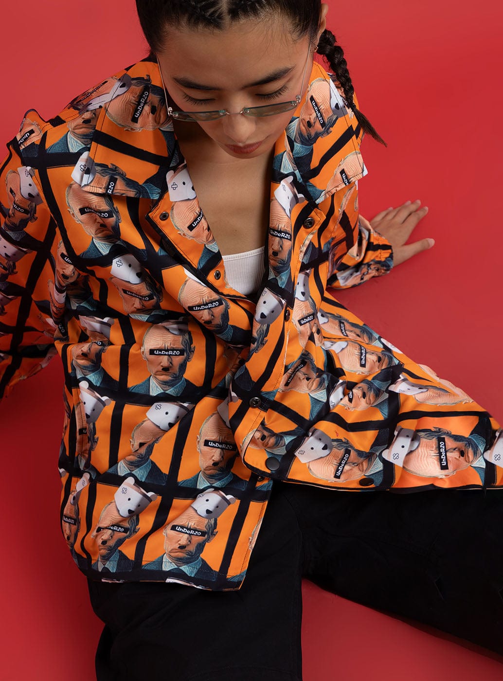 UNDER20 Paper Polar Bear Elder Coach Jacket