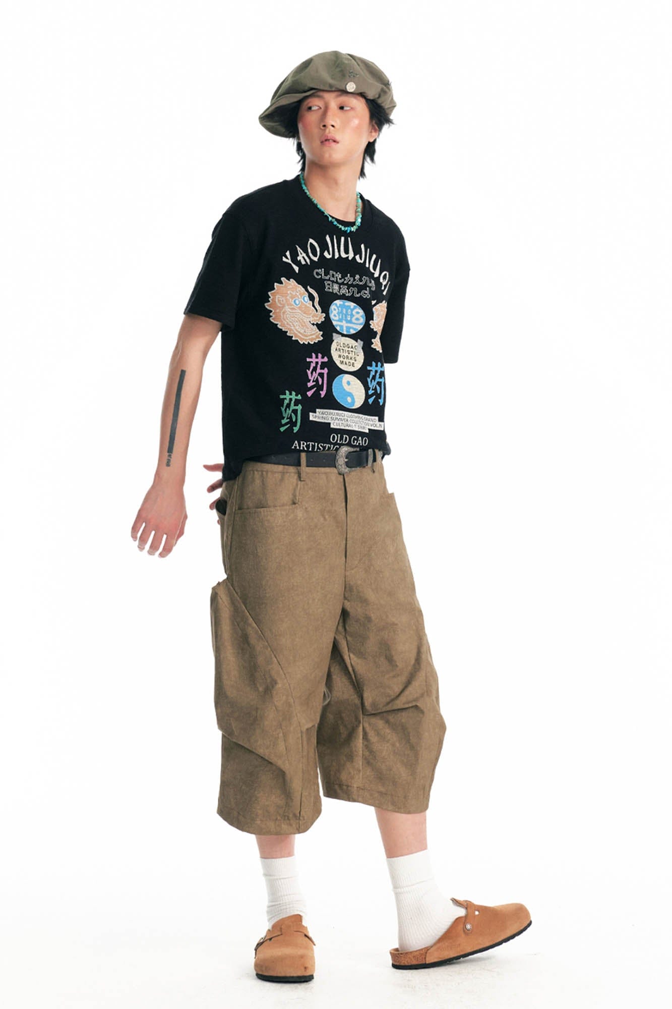 1997 POSTOFFICE Structured Panel Utility Shorts