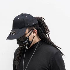 INSIDE OUT Chained Cut-Out Cap